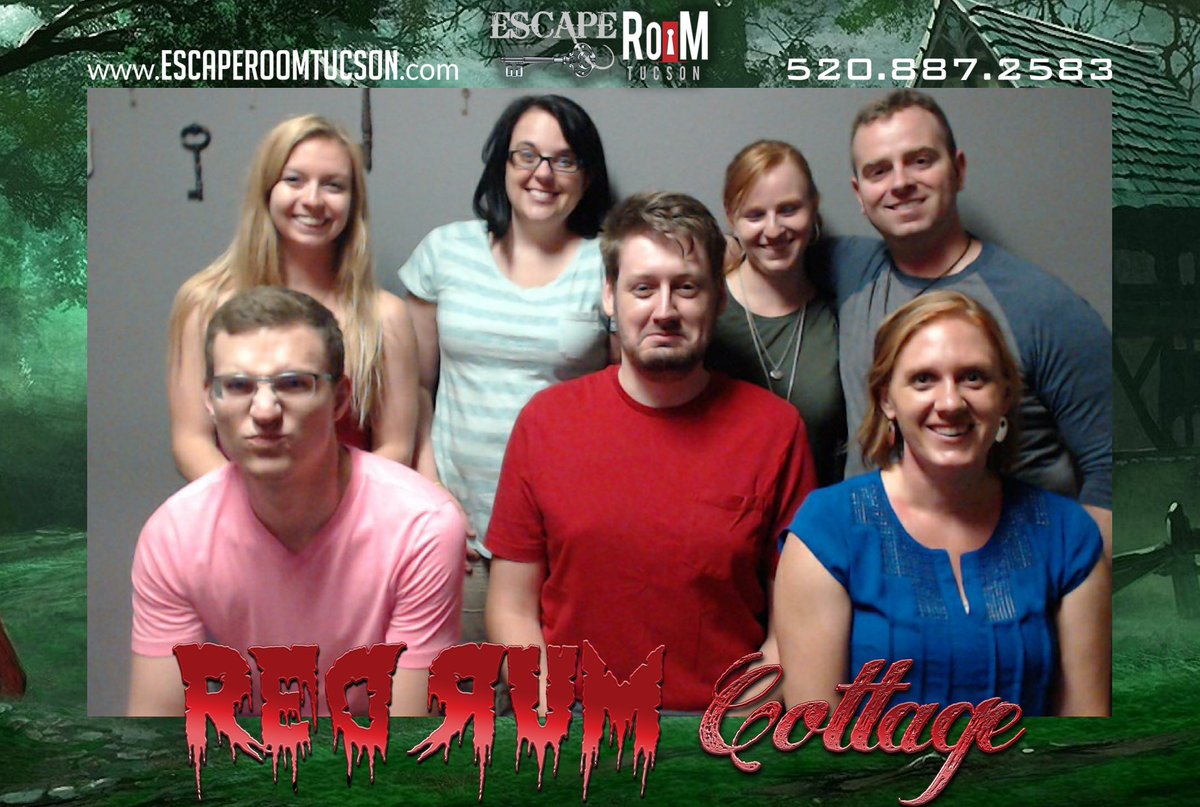 EscapeTucson's tweet photo. Having some fun at Escape Room Tucson  https://t.co/yGgWGq2oh9 @EscapeTucson https://t.co/yozgnnlerb