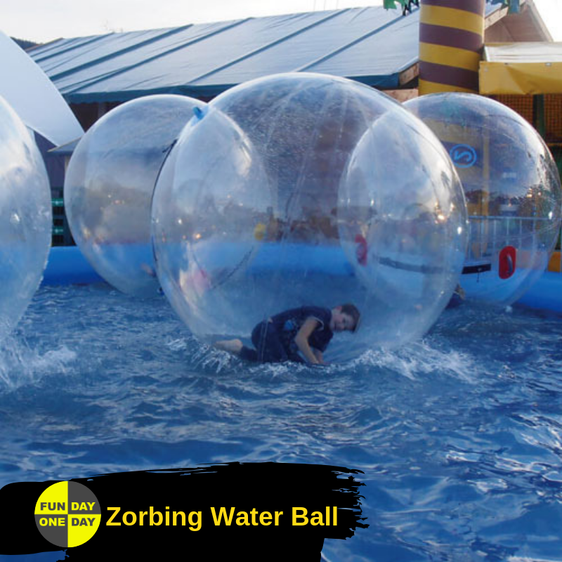 Book Zorbing Water Ball Activities in Your School and Home.

A #waterball or #waterwalkingball is a large inflatable sphere that allows a person inside it to walk across the surface of a body of water. 
Mobile no. +91 8802009900
Mail ID: info@adventurerocks.in