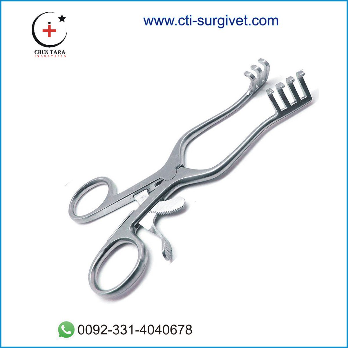 cti_SurgiVet's tweet photo. Weitlaner Self Retaining Retractor 4"
4x 3 Blunt prongs #WeitlanerSelfRetainingRetractor #WeitlanerRetractor #veted #veterinaryvalues #veterinarian #veterinarylife #vetstudent #livestock #vetpassport #equinevet #farmvet #veterinarynurse #veterinarymedicine #surgeons https://t.co/pnbE9k6dN5