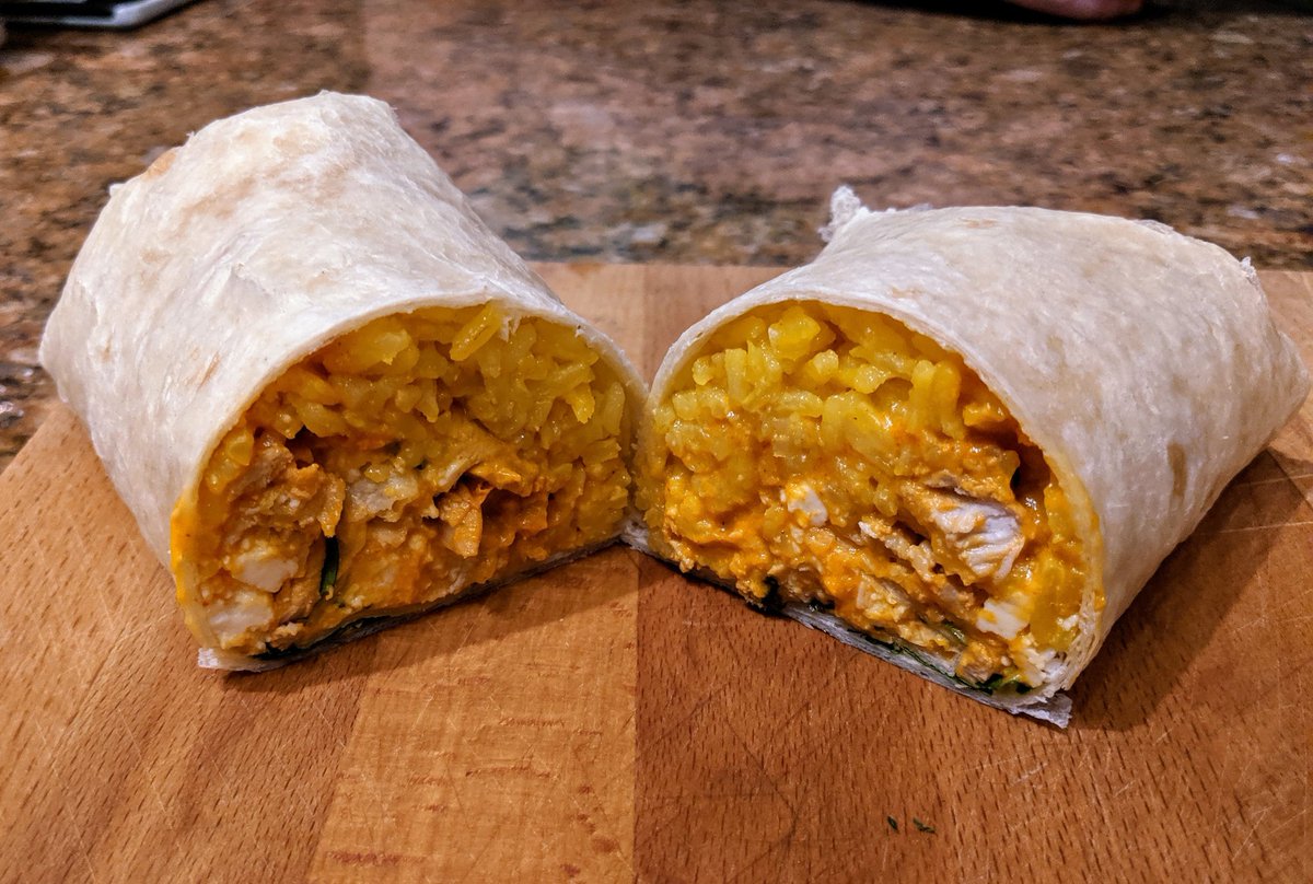 Kisuka Taylor On Twitter Butter Chicken Burrito Made Butter Chicken And Threw It Into A Tortilla With Yellow Rice Queso Fresco And Cilantro Thanks For The Suggestion Angory Tom Did You Make