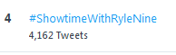 tellayiz17's tweet photo. We're trending with fourK. #ShowtimeWithRyleNine https://t.co/O70PmioEnn