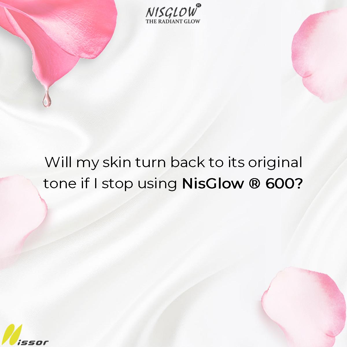Will my skin revert back if I stop using the product?
No, your skin will not revert back if you stop using the product. However, for continued radiance and optimal skin health, we would recommend continued usage of #NisGlow.

#FAQs #Lglutathione #vitaminc #fairness #skinfairness