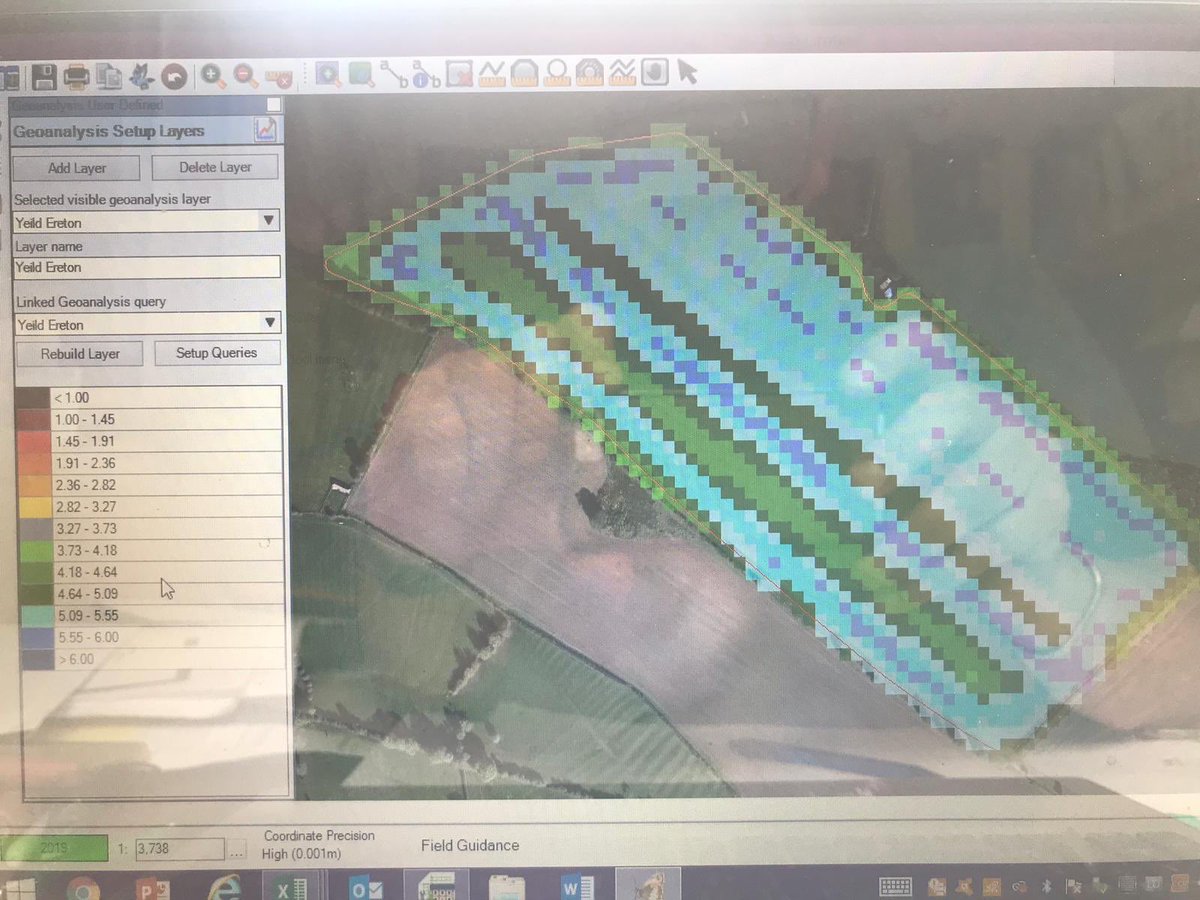bentd76's tweet photo. Raw data at present, quite an incredible map of #WOSR drilled with @vaderstad #tempo and the @vaderstad #biodrill, accuracy seems to be the answer #CSFB even when the crop seemed to compensate, by late May picking the trial out was almost impossible @Willsfarm1 https://t.co/JurR3NWGI3