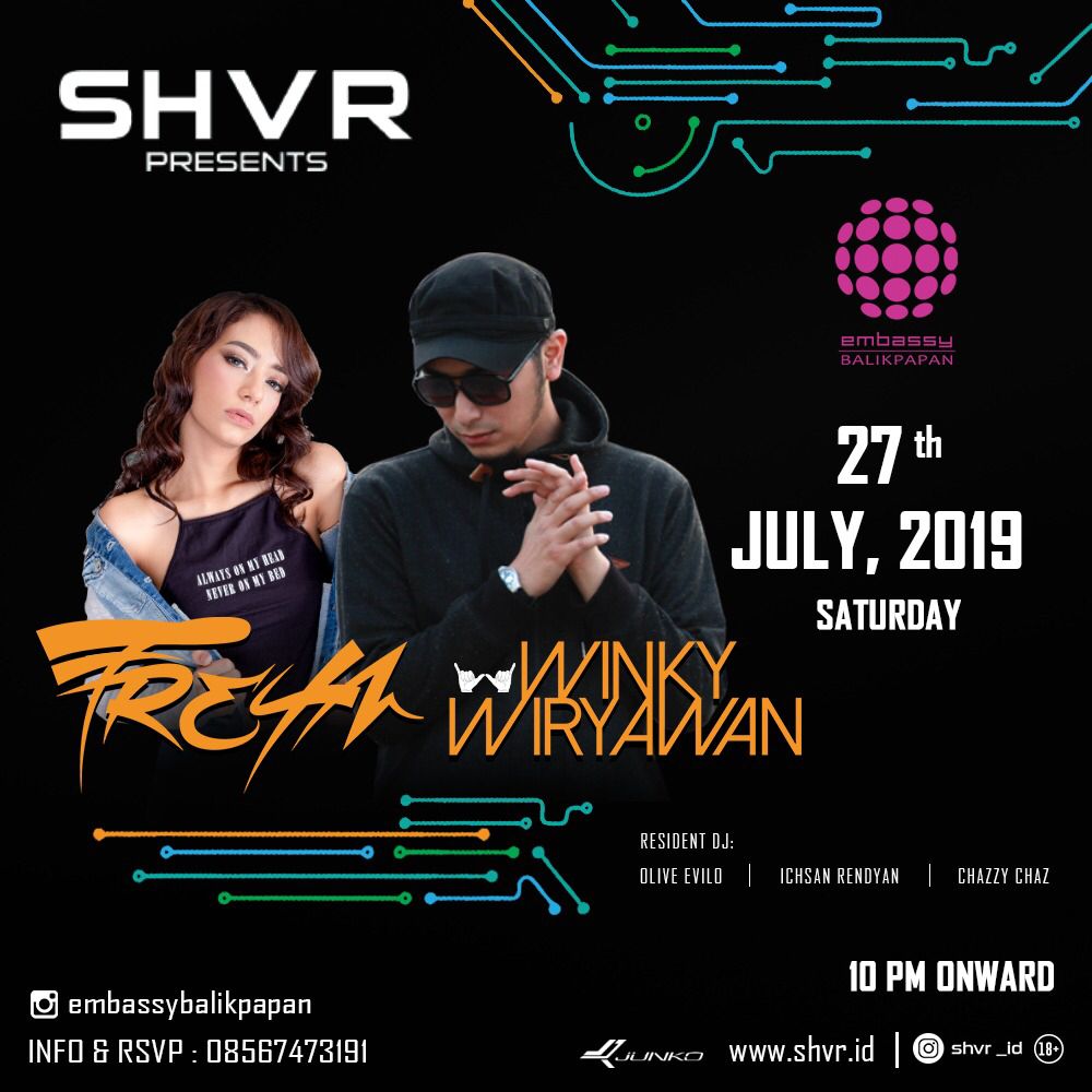 Winky Wiryawan tonight at Embassy Balikpapan @winkywiryawan912 @embassybalikpapan #dj #clubbing #party #nightlife #evjnkwb #junkomusic #goodvibes #balikpapan