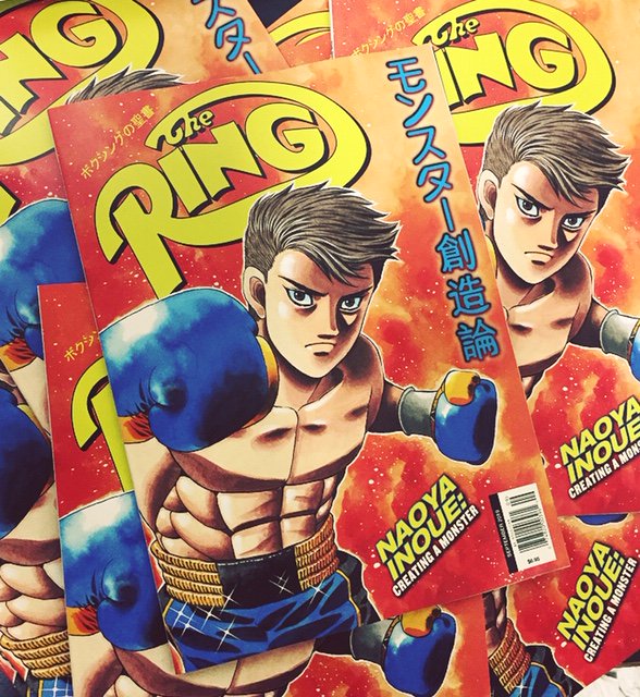リングマガジン　井上尚弥選手が表紙の海外雑誌ポスター付き。 紀伊國屋書店 梅田本店 on X: 