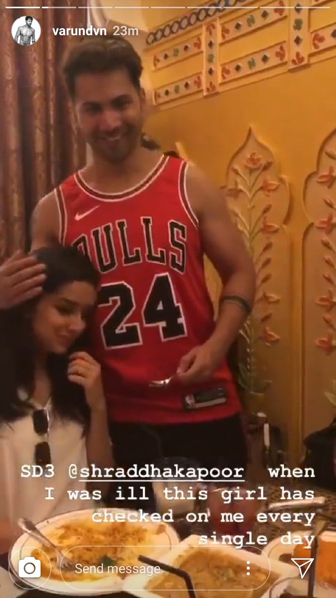 nikita20Me's tweet photo. "When I was ill this girl has checked on me every single day" 😍❤ My cuties❤ #StreetDancer3D @Varun_dvn @ShraddhaKapoor https://t.co/oE4nveGNEm