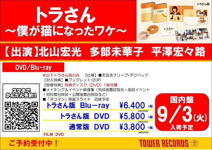 トラさん 僕が猫になったワケ の評価や評判 感想など みんなの反応を1時間ごとにまとめて紹介 ついラン