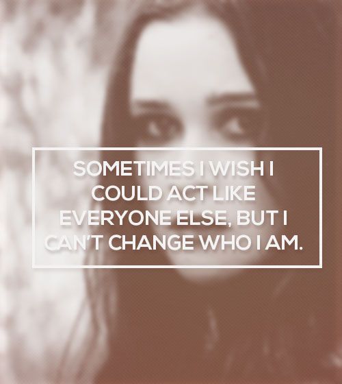 LightDarkCaster's tweet photo. "Sometimes I wish I could act like everyone else, but I can't change who I am." https://t.co/Oq3lcjivS5
