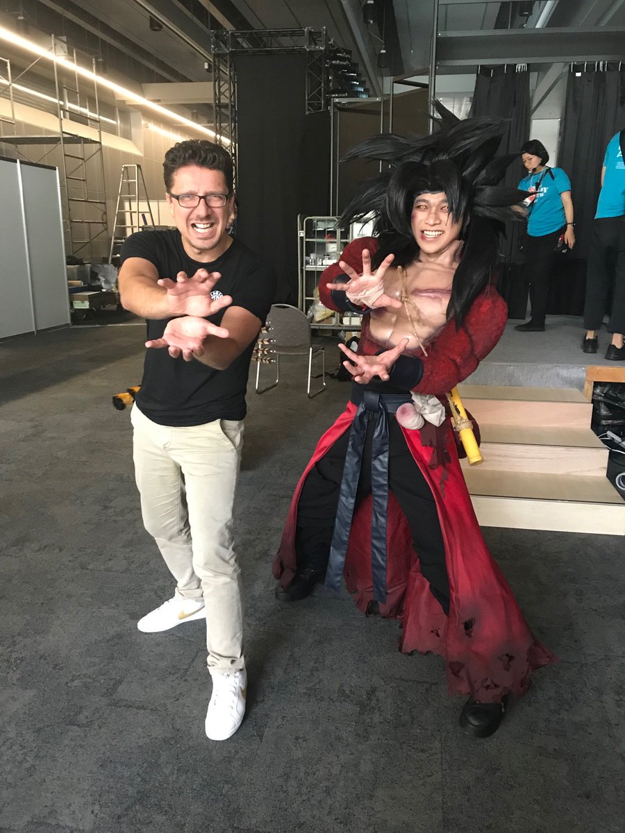 Some Kamehameha right after the MAGIC conference today at <a href="/cosplay_summit/">世界コスプレサミット【コスサミ公式】</a> in Tokyo with <a href="/RianCYD/">Rian Cahyadi</a> and <a href="/CedricBiscay/">Cedric Biscay</a> #WCS #WCS2019 #magicmonaco #magickyoto #shibuyaproductions #monaco #Japan