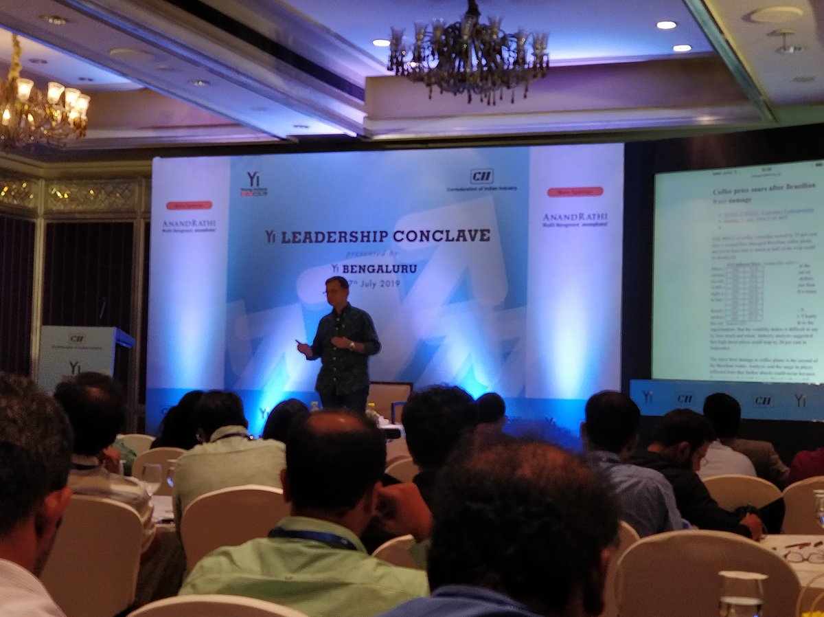 Ability to be transparent and strength to take unpalatable decisions is a trait of a strong leader
#JSuresh #Yi #Masterclass @YiTweets