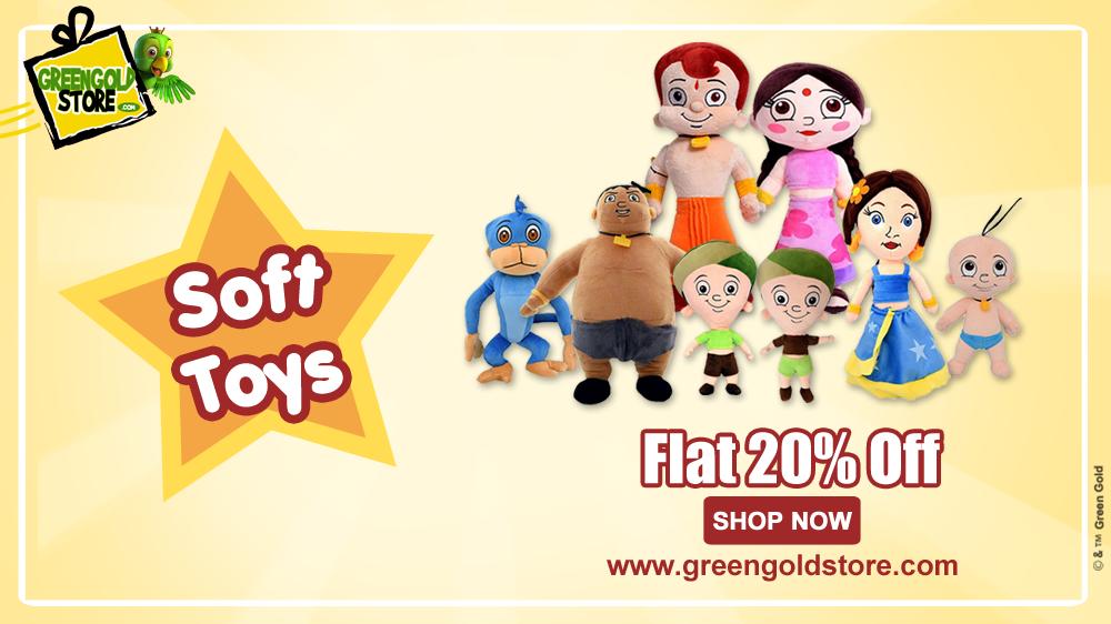 GreenGoldStore's tweet photo. Explore our Cute &amp; Cuddly Soft Toy range. Pick your favourite, shop for your kiddos &amp; get Flat 20 %  discount !! 
Visit us:https://t.co/zYhcV0kCWf 

#CuddlyPlushToys #HugeCollection #KidsPlaytime #GreenGoldStore https://t.co/jIq9qL9QYM