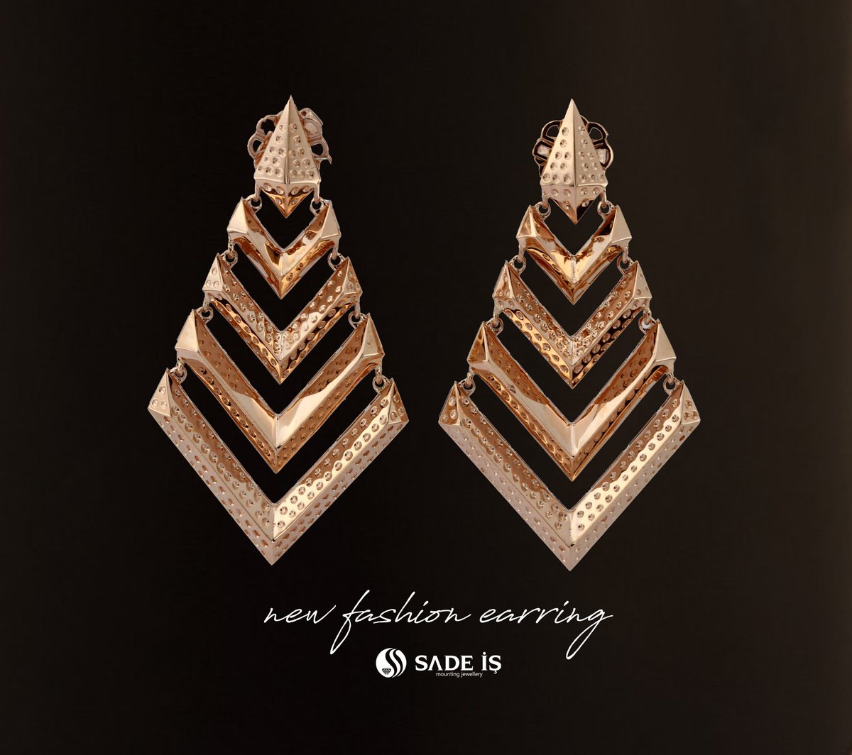 sadeis_mounting's tweet photo. Fashion Earring’ .
.
.
.
.
.
#earrings #earring #fashion #küpe #küpemodelleri #earringdiamond #highjewelry #finejewellery #finejewelrydesign #finejewelry #jewellery #jewelry  #dubaijewellery #newyorkjewelry #lovejewelry  #newjewelry #montür #sadekar #mountingjewellery #sadeis https://t.co/BPBdlbThZW
