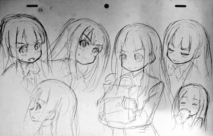 ライフルイズヒューティフルの新キャラ芥川まるちゃんのラクガキ。もっとぷに味を足さないと 