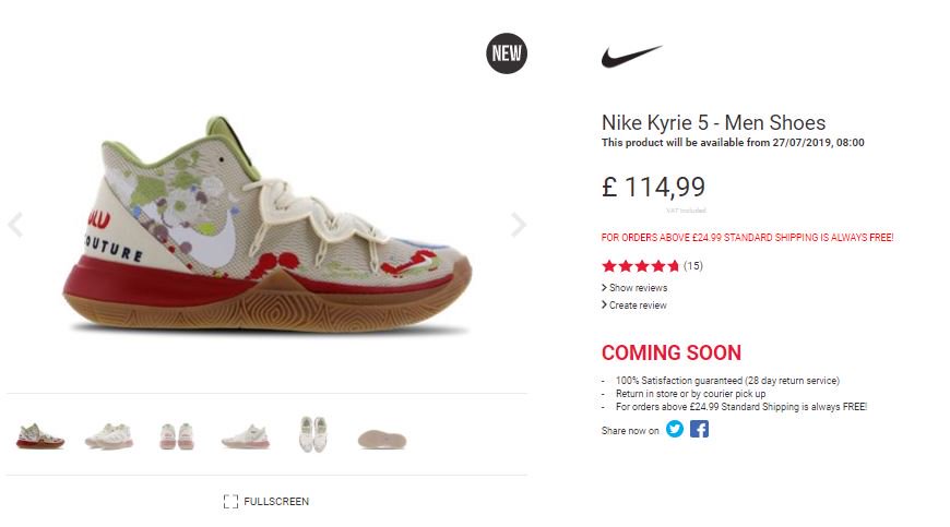 kyrie 5 bandulu footlocker