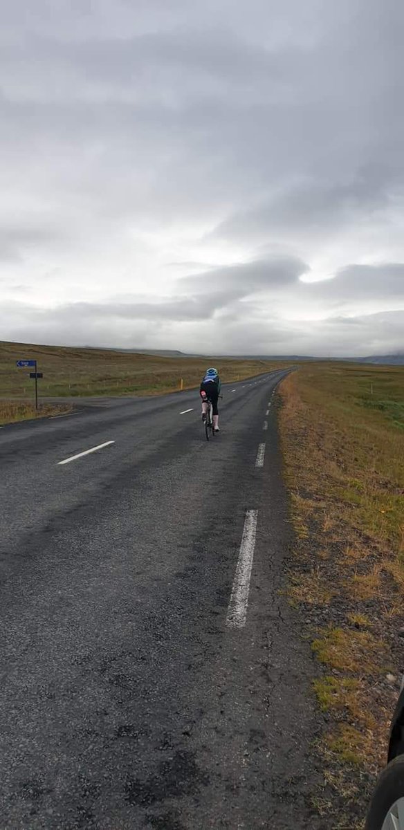 TriBellesAUH's tweet photo. Time to track as Michelle races the Island Extreme Triathlon in Iceland today. She's out of the water in great time with a smile &amp; is off on a stunning 180km ride! #tribellesontour #womenfortri #iceland #papadaughterrace #bestkitintown https://t.co/qpVGC1uJM6
