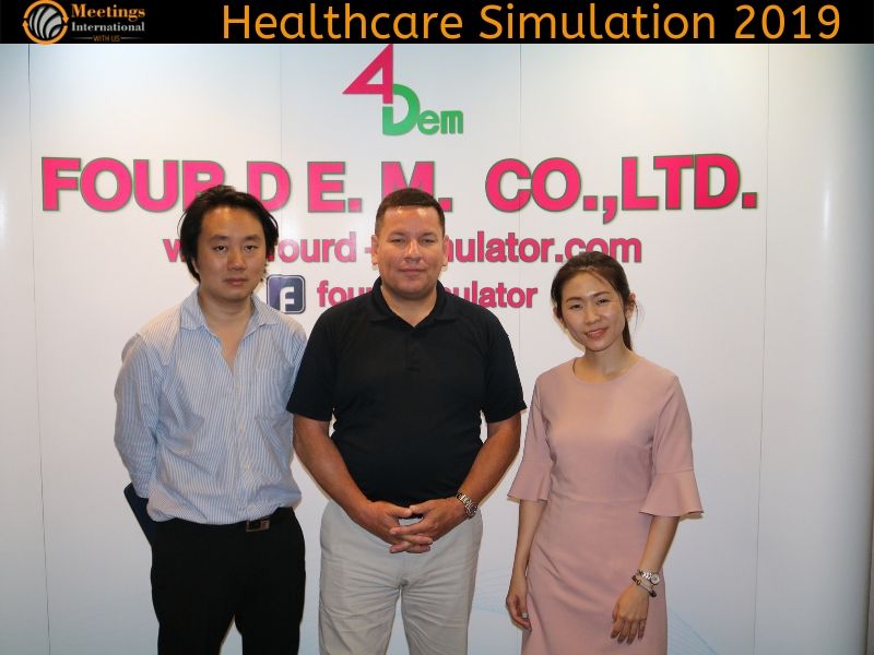 HealthSimConf's tweet photo. #Exhibitor #GaumardScientific #FourDEM #July26 #HealthcareSimulation2019 #Bangkok #Thailand https://t.co/tEjfKWLcN3
