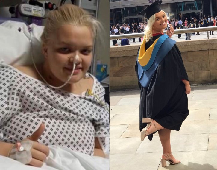 Nurse graduates after overcoming life-threatening illness. Inspiring resilience and determination! #JenniferWiles #NHS #UniversityofSalford

ow.ly/CTYi50vcQ3c

#TheNubianTimes