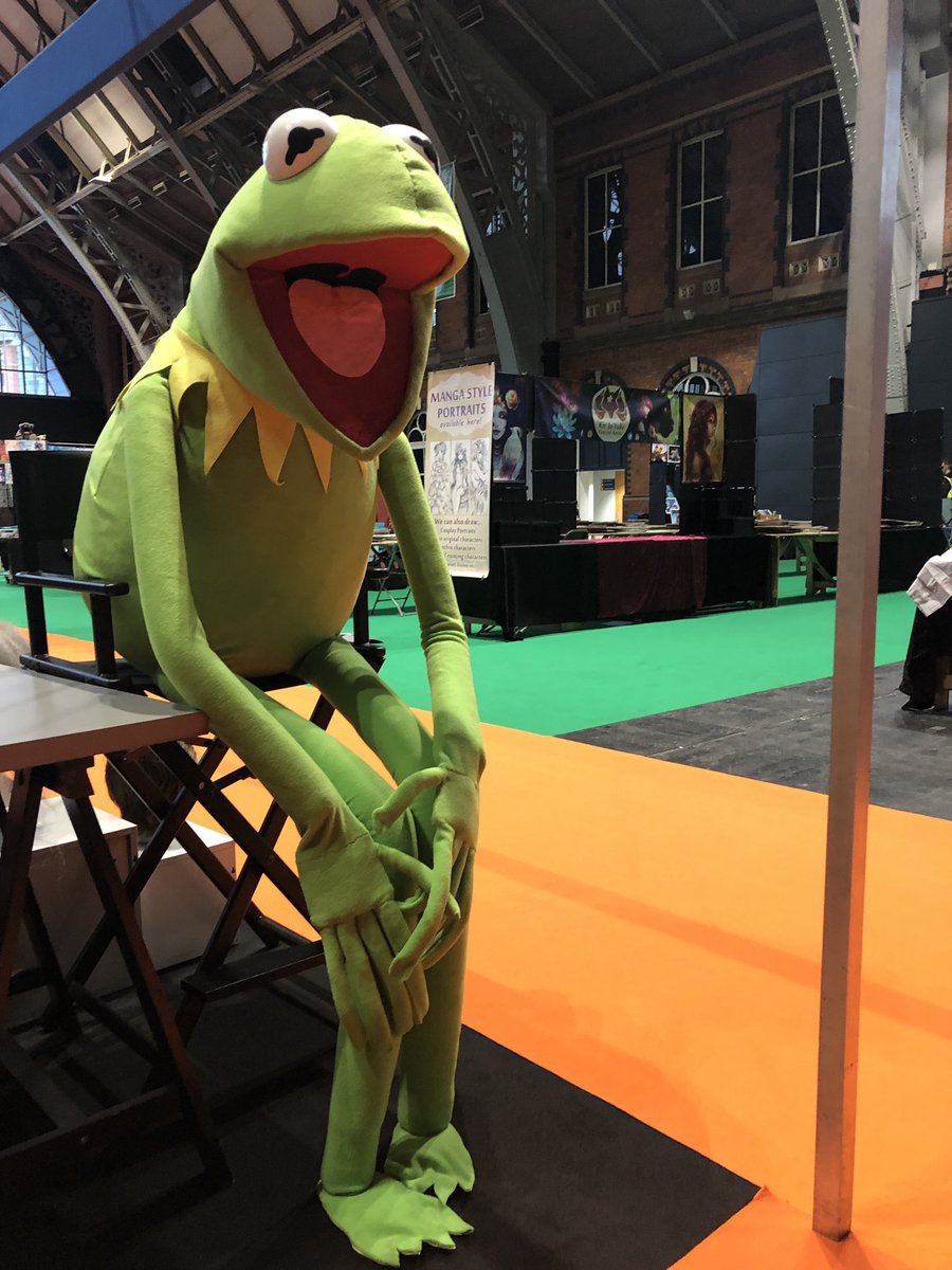 MCMComicCon's tweet image. He’s been waiting an entire year to see you 🐸 #mcmcomiccon