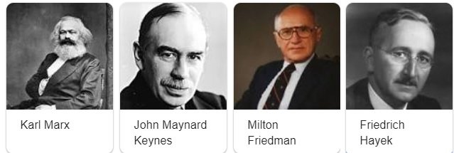 rcas1's tweet image. Resumamos toda la historia económica en cuatro nombres:
- Marx
- Keynes
- Friedman
- Hayek

Los países q siguieron al primero, literalmente se mueren de hambre.
Los que siguen al segundo, se comen el ahorro y se estancan.
Todo país desarrollado sigue al 3ro.
La vanguardia al 4to