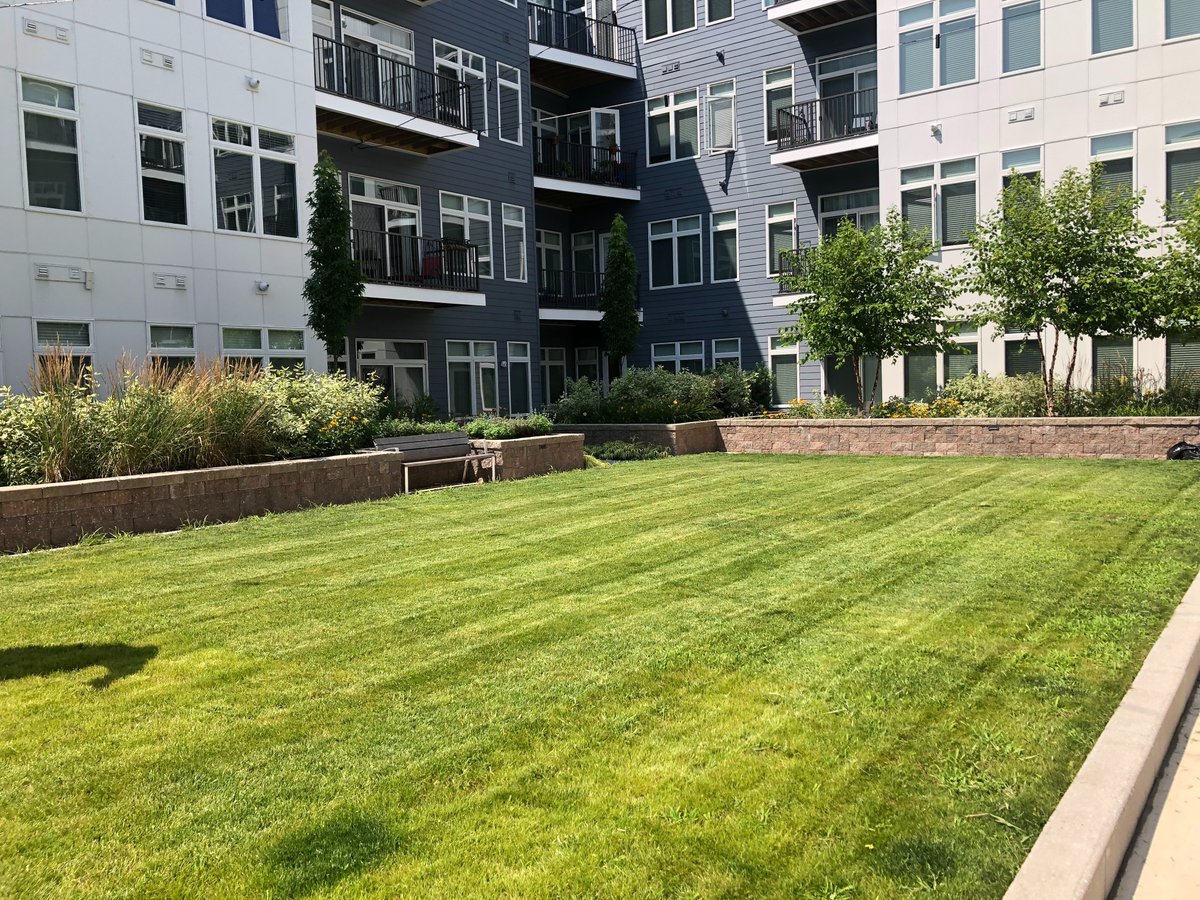 RE150Boston's tweet photo. First outdoor yoga class of the summer☀️ Meet us at the north courtyard with your mat! https://t.co/ITIvenWHxu