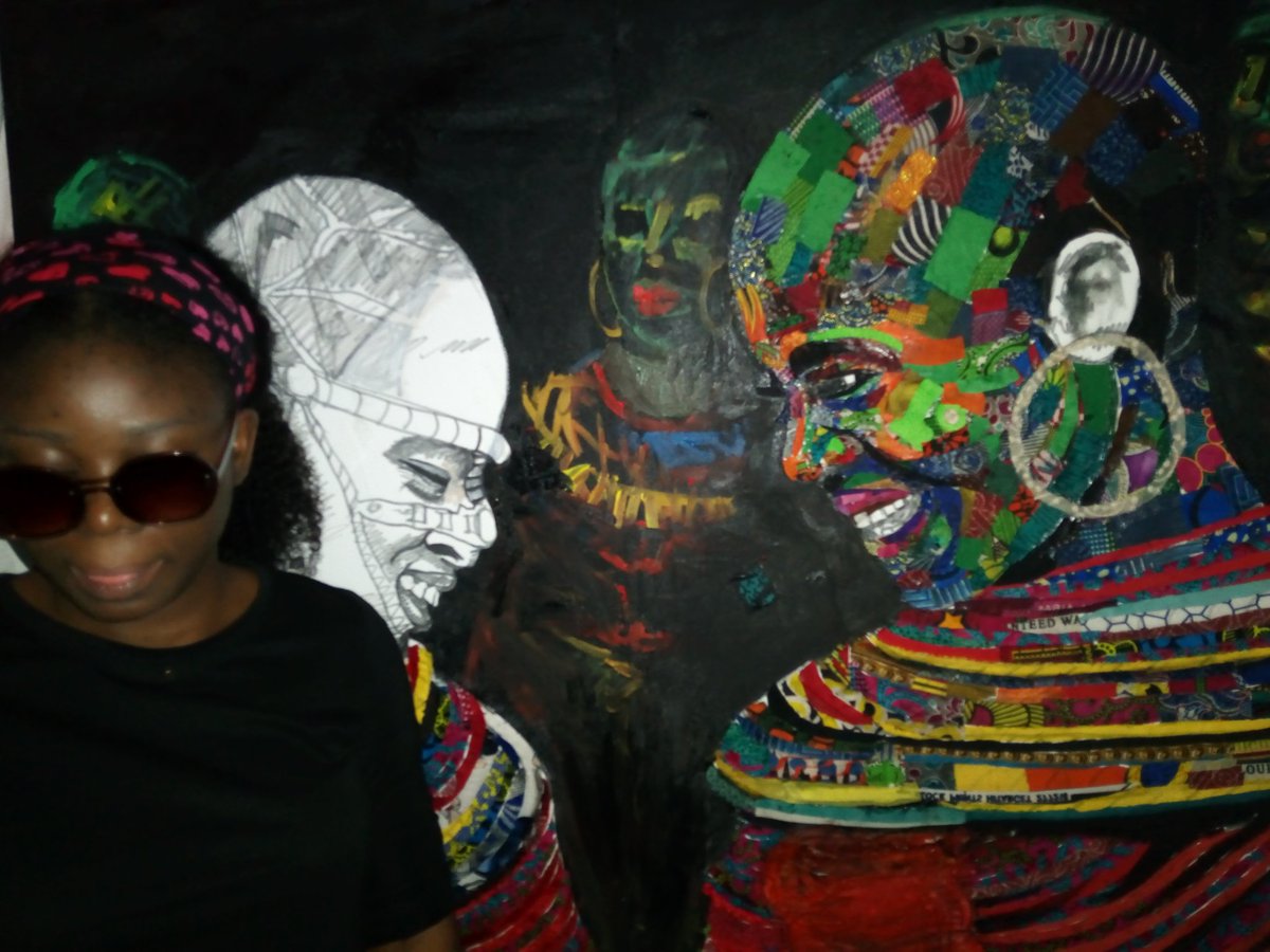 <a href="/gangwolf360/">Nigerian Art Lover</a> Hello! My name is Abandy Faith, 
from Nigeria. I'm a fabric collage artists. These are my works❤