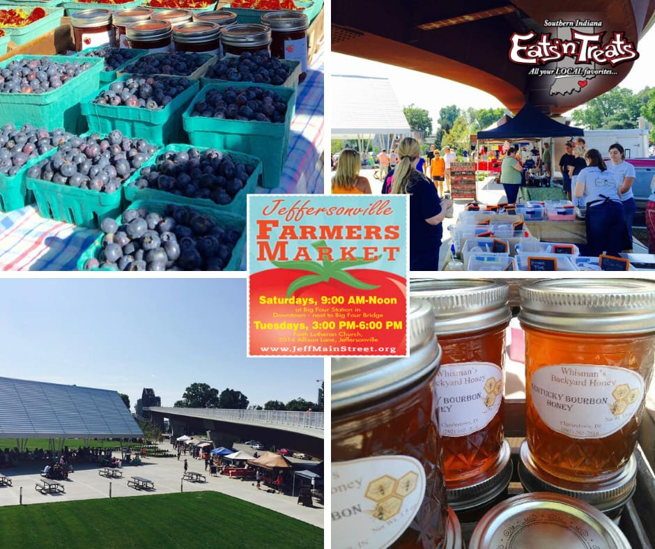 SIeatsntreats's tweet photo. Don't forget to visit the Jeffersonville Farmers Market from 9am- Noon at Big Four Station today!
#sieats #sieatsntreats #sitreats #shoplocal #farmersmarket #eatlocal https://t.co/BnyBouV4S7