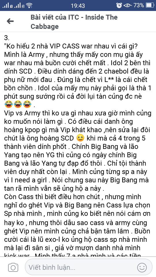 3381lapstokhk's tweet photo. Ăn nói sao cho người ta thấy là em cũng có được thầy cô dạy đi. Tao chẳng mong mày viết được đúng tên fandom nhà tao đâu vì câu từ mày thốt ra đã cho thấy sự m** d** của mày rồi.
P/s: nghĩ sao mà so các anh của bae với tiền bối TVXQ?
#MGMAVOTE #EXO @weareoneEXO https://t.co/XYKCN8nLTD