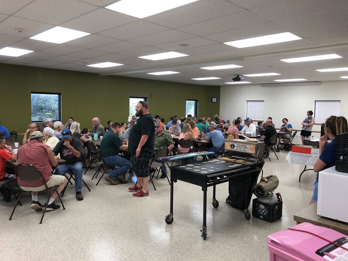 DGCountyFair's tweet photo. Superintendent’s breakfast. Then we will finish getting the fairgrounds setup for this year’s fair. Everyone cone out to the fair this week. https://t.co/PaXWNwXdjT