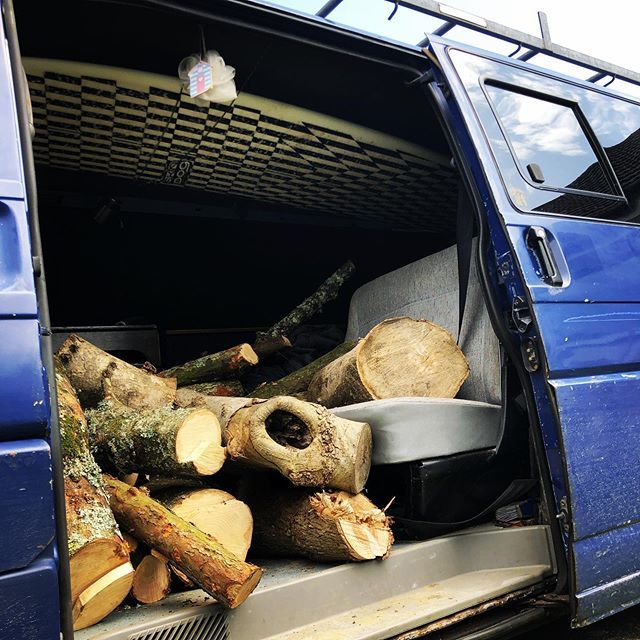 zennormade's tweet photo. Thank you @mdtreescornwall for a little selection of Cornish treats... some new Keyring wood hidden away at the back and some wobbly bits of ash that might reveal some gems! #zennormade .
.
#woodworker #woodwork #woodturner @skindog_surfboards #skindog #skindogsurfboards #lo… https://t.co/fbECrW2D2A