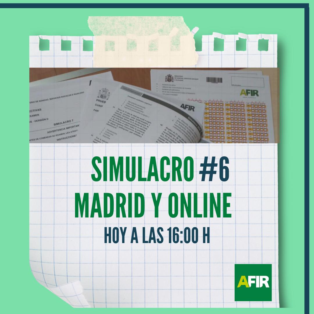 ¡Ánimo para el simu de hoy AFIRes!
-
Importantisimo es estudiar pero aun más es practicar la ténica test!!! No te preocpues! Si no eres alumno FIR…👉Accede a nuestro módulo de simulacros!!!!
LINK en nuestra BIO😎
-
#AFIR #AFIRAcademia #Simulacros #SimulacrosFIR #FIR2019