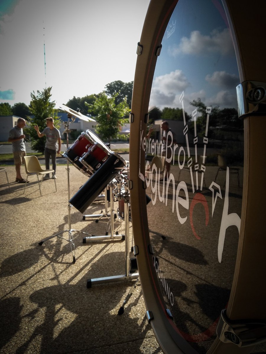 Dernière répétition avant le départ pour Quimper 😄 Rendez vous à 15h30 pour nous écouter #concours #bagad #sonerion #kevrennbrologunech