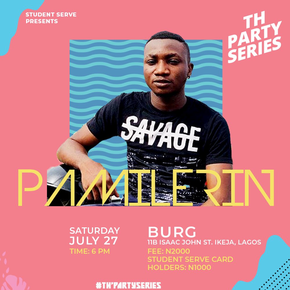 StudentServeNg's tweet photo. We go live from 6pm -2am today!
Come thruuu
Plus we’re giving away a summerfiesta ticket!
#thpartyseries #th_partyseries #saturday #coke https://t.co/NhpkYbWRRs