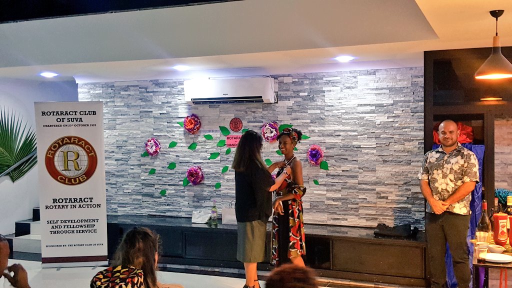 Welcome 2019-2020 President of the Rotaract Club of Suva, Natasha Olivia Woods!