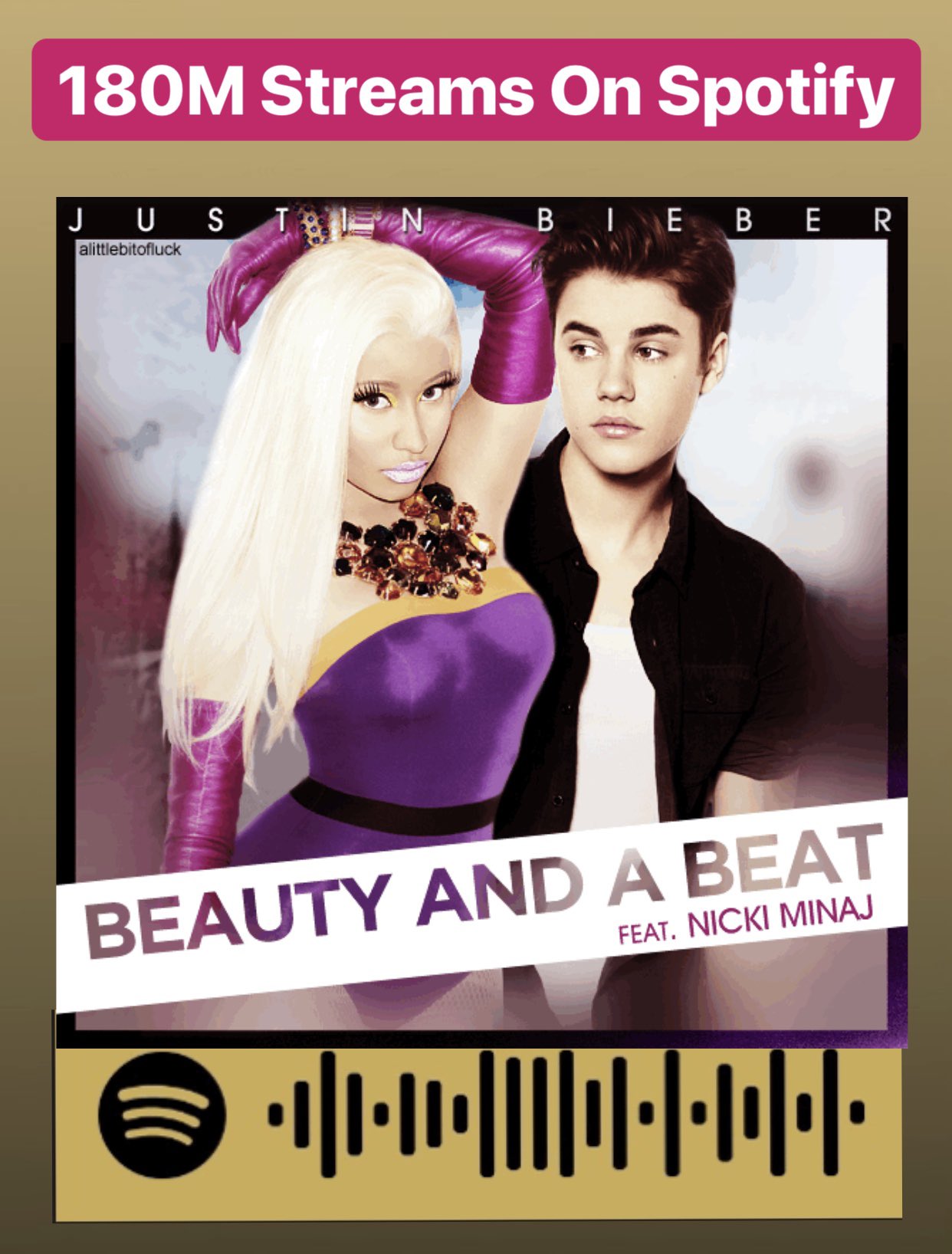 Justin Bieber Crew On Twitter Beauty And A Beat By Justin Bieber Featuring Nicki Minaj Has