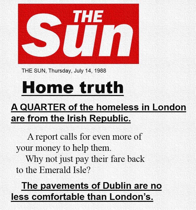 High rent, low pay element must be very familiar situation for migrants trying to live & work in Dublin today. We had some big advantages in terms of same language & automatic work rights & one big disadvantage in terms of attitudes to the Irish which mirror racism here now /23