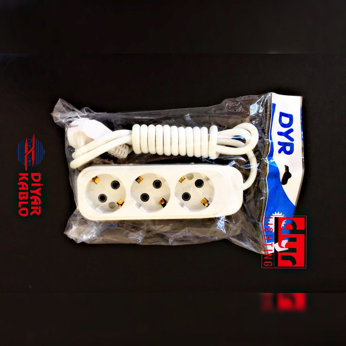 DiyarKablo's tweet photo. Group_socket from DYR Lighting (without #cable, 2 meter cable, 3 meter cable and 5 meter cable)
3'lü #topraklı_grup_priz (#kablosuz, (2, 3, 5 #metre kablo))
#Diyar_Kablo #DYR_Lighting #Diyar_Cable #Cables #Wires #outlets_strip #Diyarbakir #Turkey #Libya #Algeria https://t.co/Dg8dfDkho2