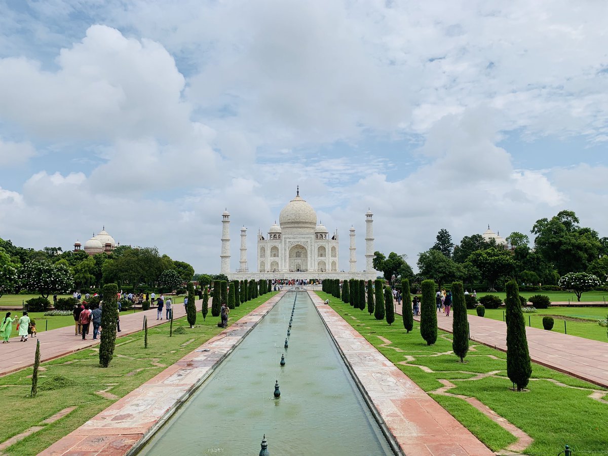 TeamIndia2019's tweet photo. So we’ve been to the Taj Mahal today 🕌 What an amazing structure with fantastic history behind it. #breathtaking #7wonders @Cansfield1 @CansfieldMaths @CansfieldSci https://t.co/Smfmv4t44E