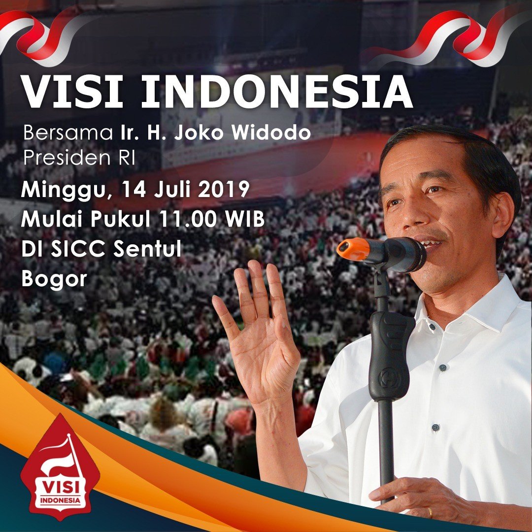 HeraSetyowati's tweet photo. Wah ada Acara VISI INDONESIA nih. Yuk kita kesana, Kita sukseskan Acara VISI NASIONAL
#VISIINDONESIA #SyukuranNasional2019 https://t.co/eh5jD1xVM4