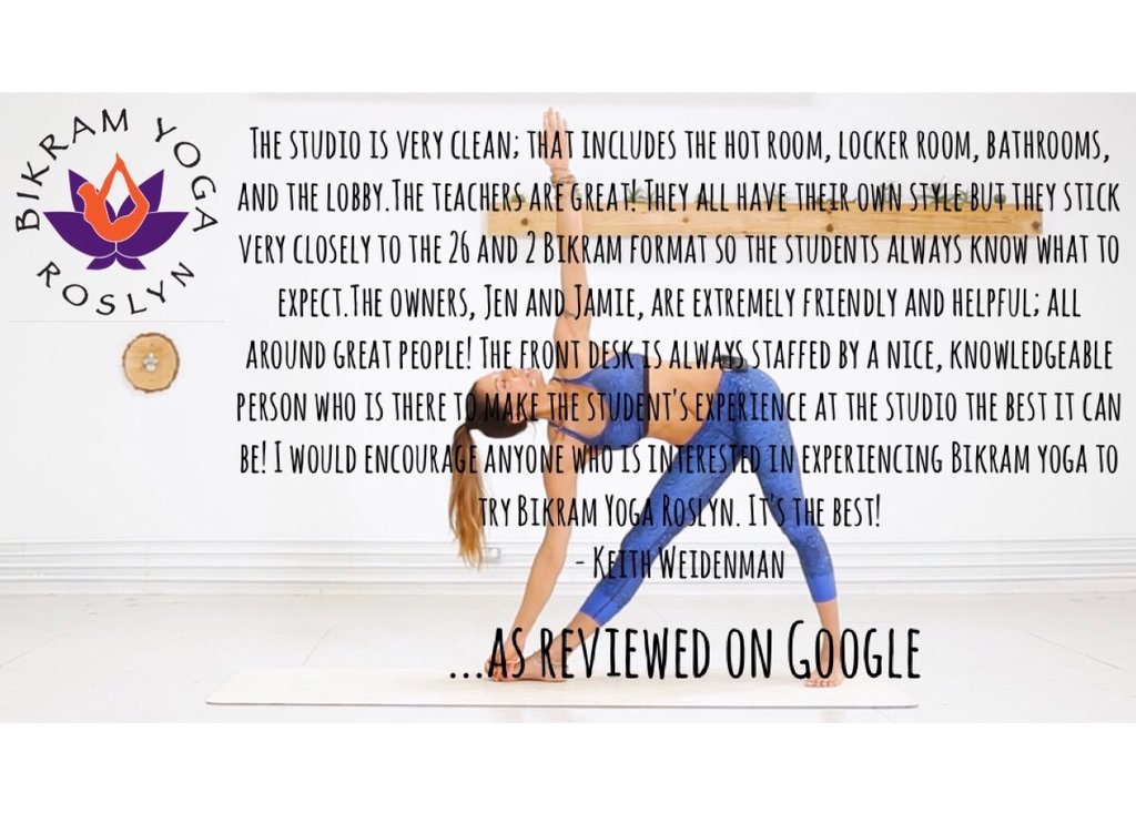 Thank you so much, Keith!  We consistently try to keep our studio clean and inviting and love when it gets noticed!  We are so thrilled to have you in our yoga family. ☺️🙏

#BYR #sweatfactory #hotyoga #reviews #cleanstudio #bikram #yoga #ashtanga #26postures #yogafamily