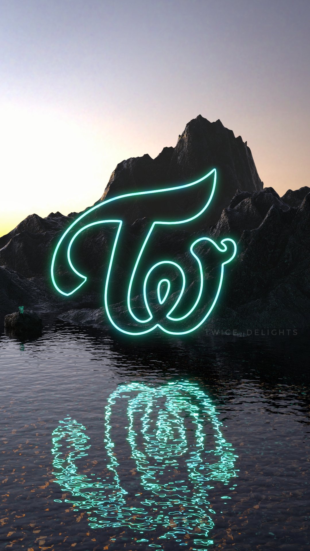 Twice_delights on X: #TWICE #logo Rock #wallpaper #b3d   / X