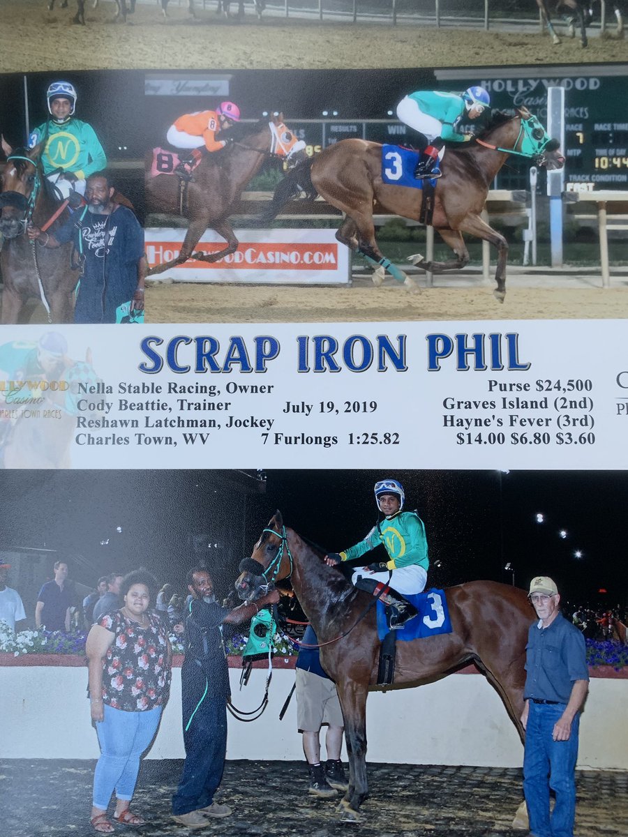 CCBRacingStable's tweet photo. #scrapironphil #WVracing #NellaStable #firstwinfornewpartnerjerome https://t.co/3dxXnEIIRq