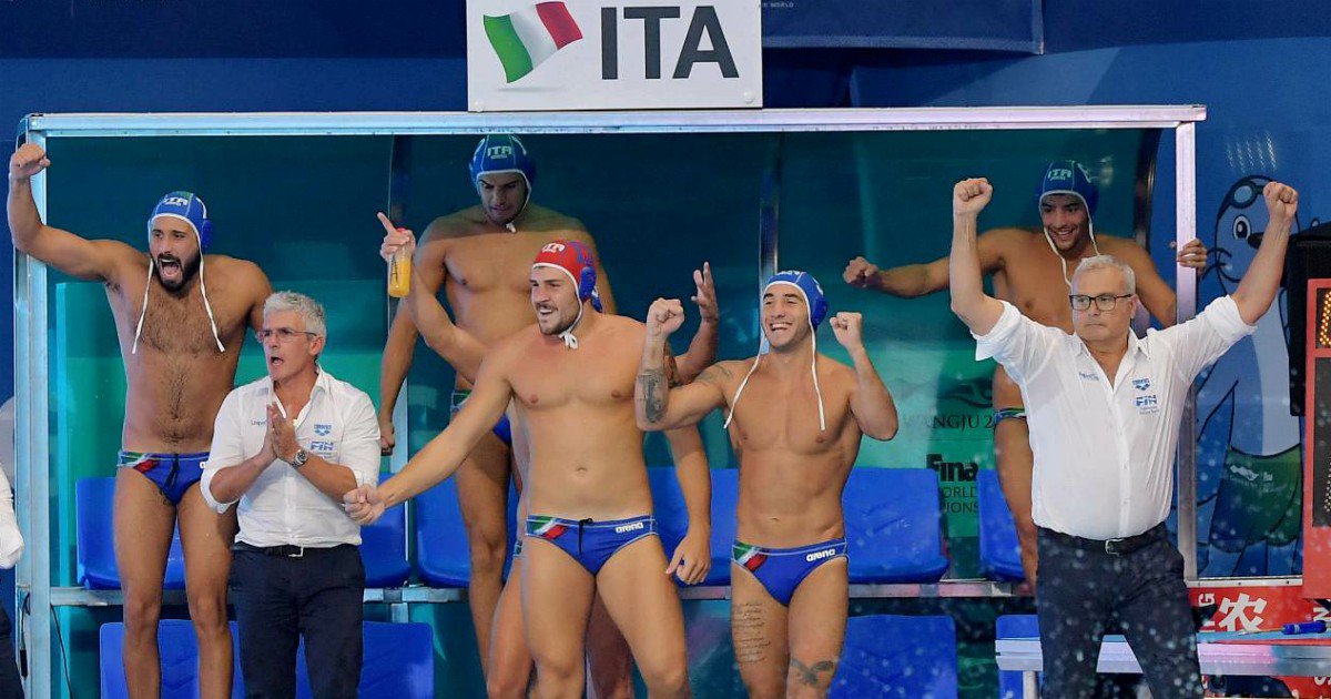 L'Italia è Campione del Mondo !!!! 🥇🤽‍♂
Congratulazioni #Azzurri 🇮🇹🎉👏🏻

#FINAGwangju2019