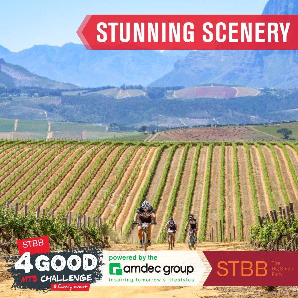 StbbMtb's tweet image. This year’s STBB4GOOD MTB Challenge and Family Day will be taking place on Saturday 12 October 2019 at the beautiful Overgaauw Wine Estate in Stellenbosch. The aim of this event is to raise funds for the Miles for Smiles Foundation. Buy your tickets on Racetec! #mtb #ride4smiles
