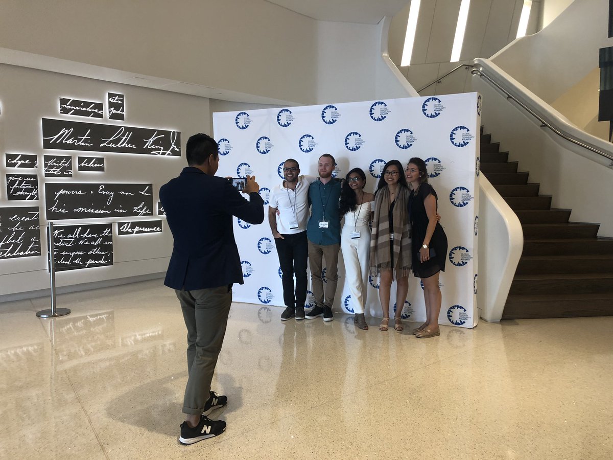 Shapers_ATL's tweet photo. #SHAPENAC2019 HAS OFFICIALLY BEGUN! 🎉✨ We’re so excited to shared our #belovedcommunity of Atlanta w the @GlobalShapers community this wkend beginning at the National Center for Civil and Human Rights!🍑🌃✨ #globalshapers #globalshaperscommunity #shapeatl #shapetheworld #fila https://t.co/BMrkHLfW8e