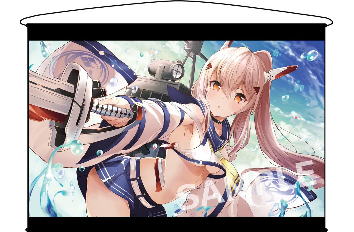 C96新作情報⑳】 アズールレーン新作タペストリーは、綾波です！ 今作 