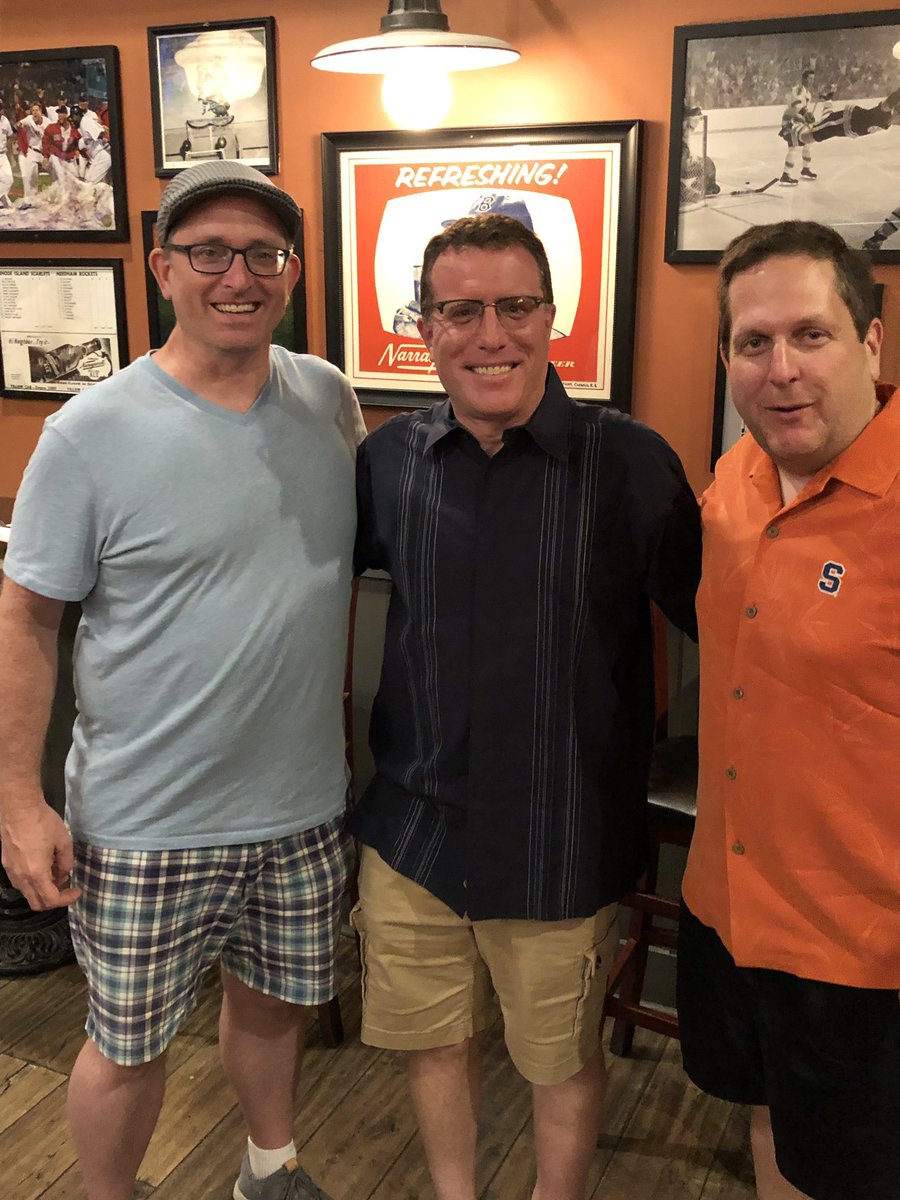 joshdabrams's tweet photo. Got a jump on @wjpzalumni picnic w @provpizza dinner w 2 @Z89radio HOFers: @mattfrieds & @StephenDonovan1 #radio #joshdiamond #crazymorningcrew #kinkosthecopycenteropen24hours https://t.co/yX69LVxNQh
