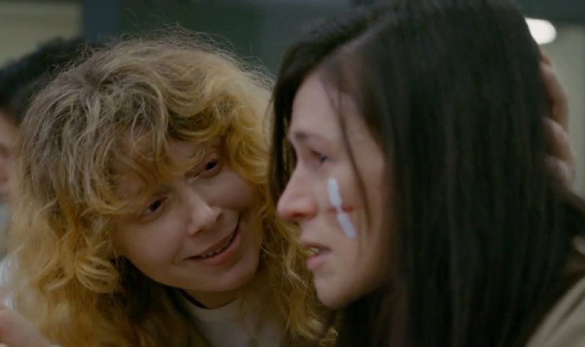 sophslou's tweet photo. nicky nichols having the two people she loves the most taken away from her. I don't stand for this shit. https://t.co/95mu6ukZkf