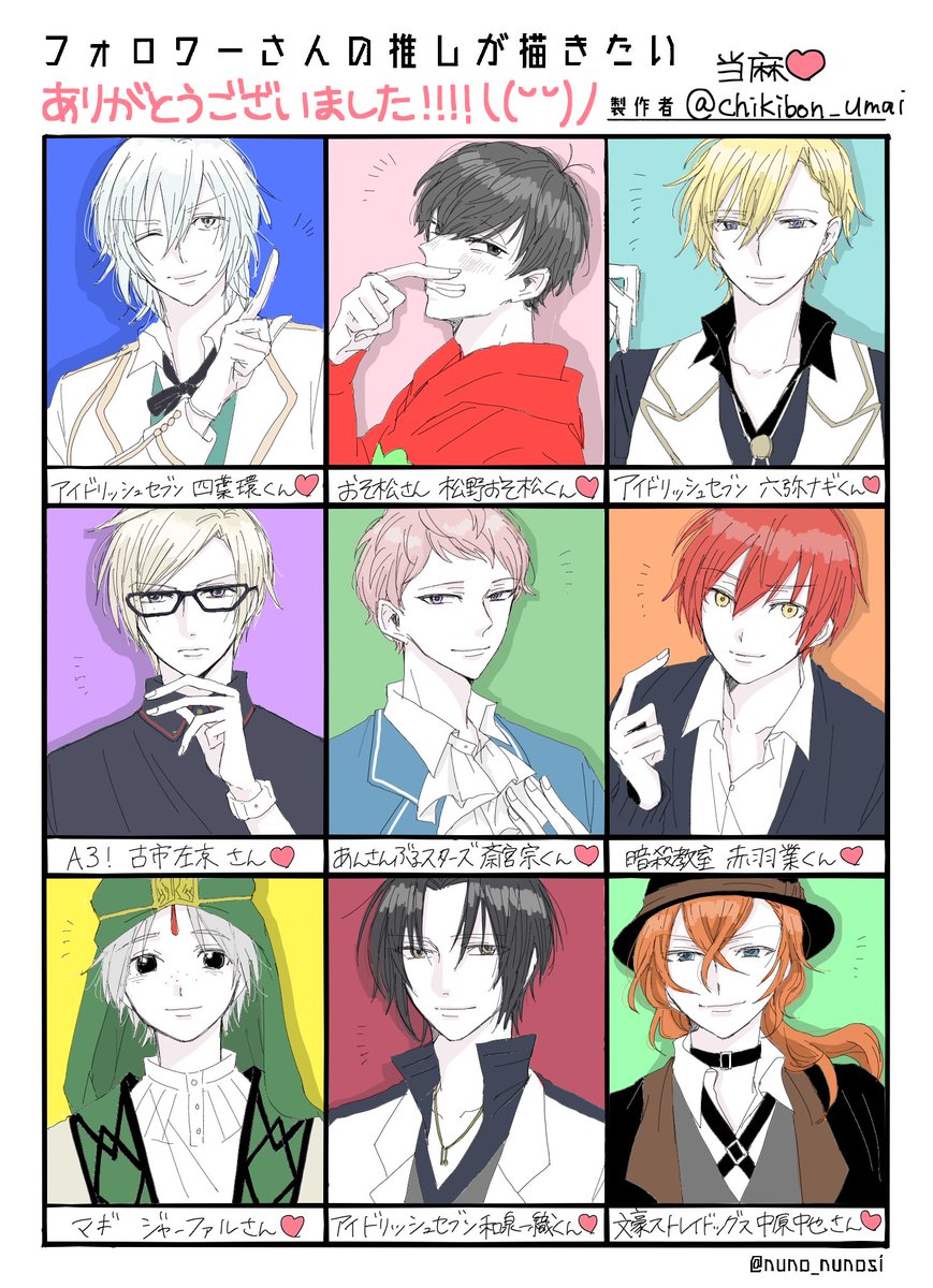 ありがとうございました?✌️
(色々間違ってたらすいません?)

#フォロワーさんの推しが描きたい 