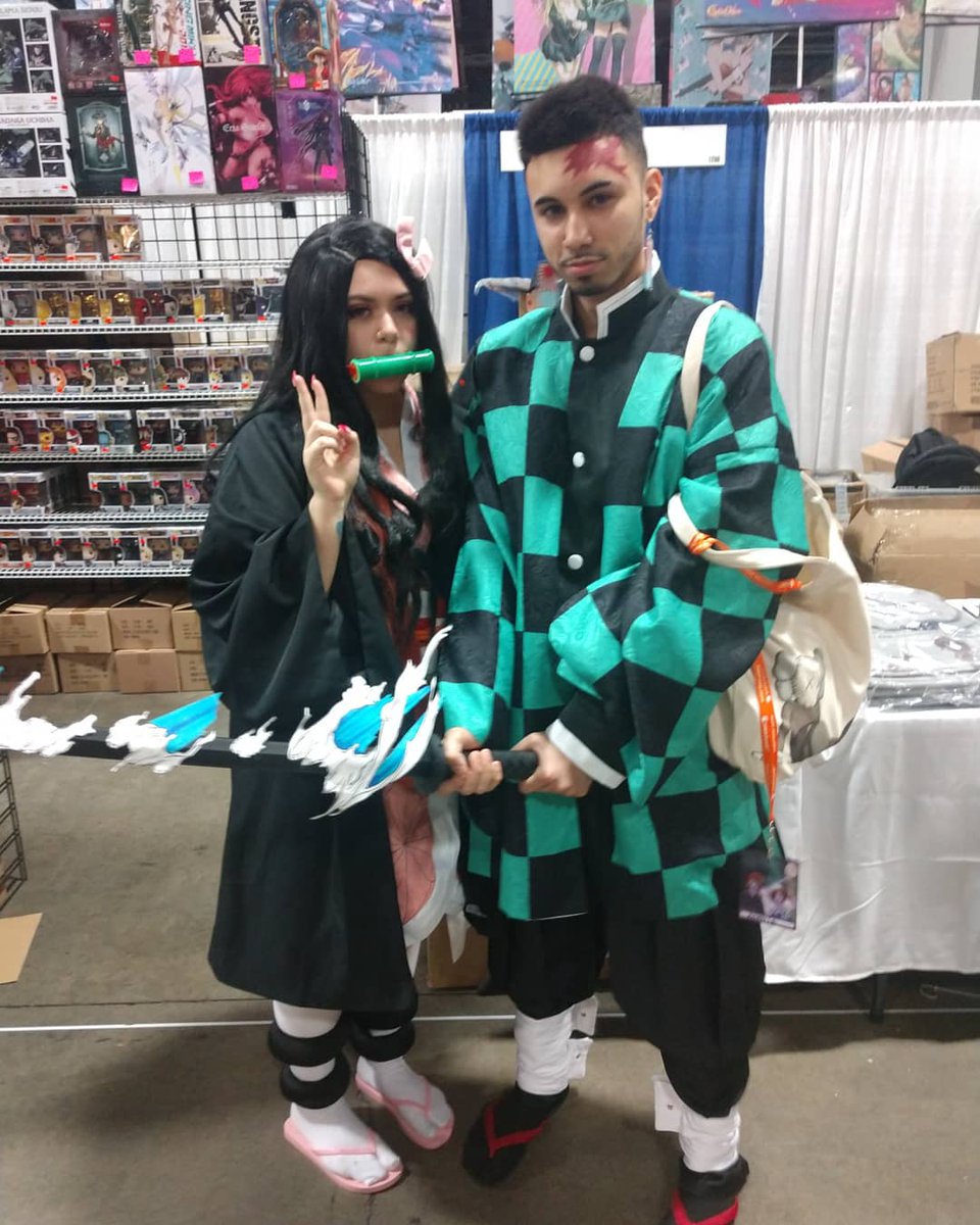 Twitter 上的JADSincBest brothersister duo of 2019 anime is out here at  Otakon    Otakon anime cosplay DemonSlayer httpstco7W17J5Rvig   Twitter