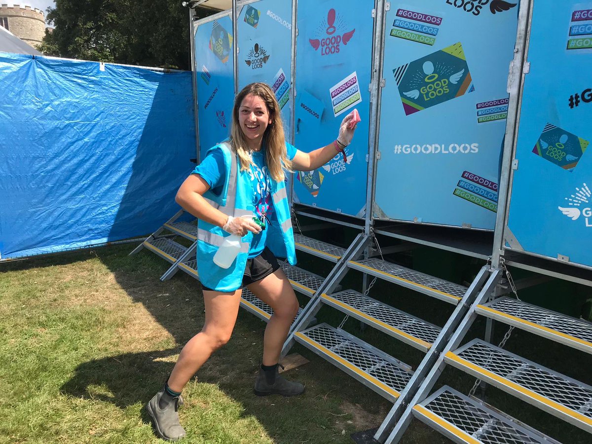 WaterAidUK's tweet photo. We’re so excited to be at @CampBestival with our #GoodLoos! Join us for the best loos on site and to help us bring toilets to everyone around the world! #CampBestival https://t.co/MTAwJwjPEh